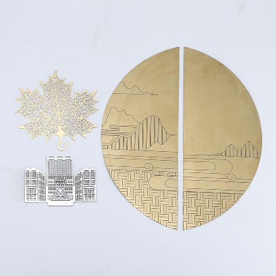 Manufacturer customized metal handicraft etching processing, customized creative patterns, stainless steel, iron, copper, aluminum corrosion processing